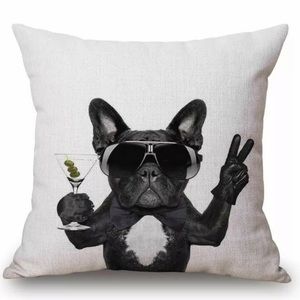 HOST PICK New French Bulldog Pillow Case couch